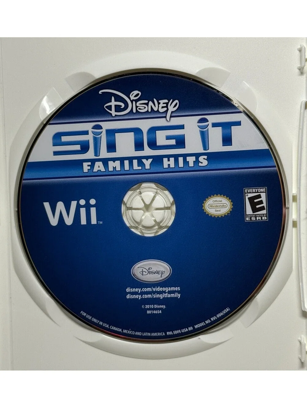 Disney Sing It Family Hits Nintendo Wii